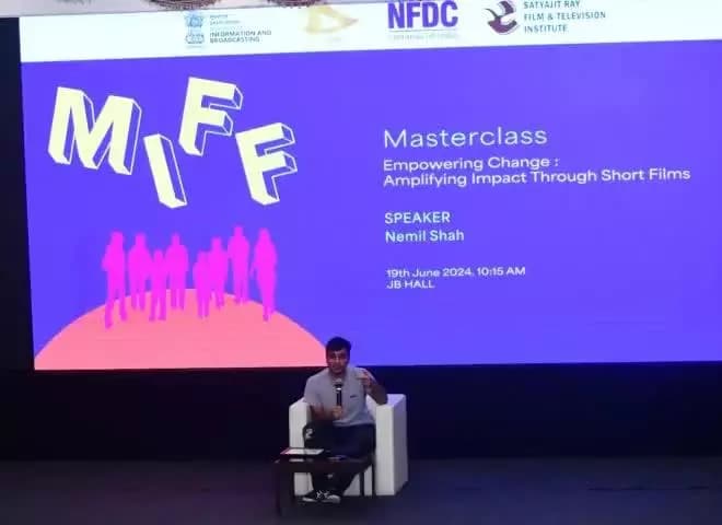 National Award Winner Nemil Shah Shares Filmmaking Secrets at 18th #MIFF
Explore Life as a Game, it will help you in your creation: Director Nemil Shah