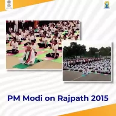 Year after year, the location of #IDY changes, but the enthusiasm for #yoga with the PM @narendramodi only grows stronger. Lakhs perform asanas with the PM from the CYP annually. Salute to the spirit of #IDY2024!