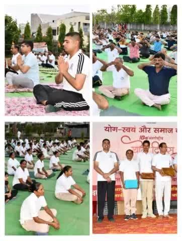 @banswara_police की ओर से आप सभी को #अंतर्राष्ट्रीय_योग_दिवस 🧘 की हार्दिक शुभकामनाएं।
संभाग स्तर पर कोलेज ग्राउंड बांसवाड़ा मे अंतर्राष्ट्रीय योग दिवस मनाया गया... 🧘