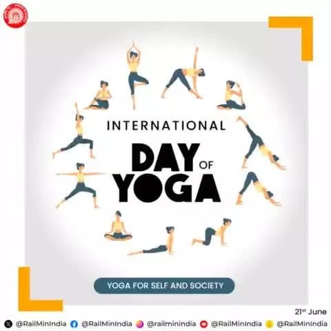 प्रतिदिन एक योग सत्र चिंता और अवसाद को दूर रखता है! योग के साथ मानसिक रूप से स्वस्थ रहें! #YogaForSelfAndSociety #InternationalDayOfYoga #IDY2024 #YogaDay2024 @moayush