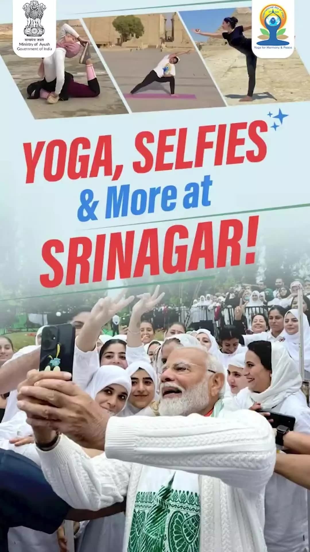 Yoga, Selfies and more at Srinagar!
#IDY2024 #YogaForSelfAndSociety