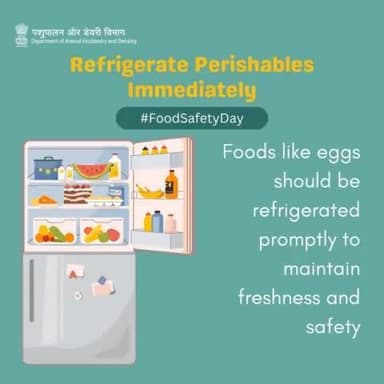 Keep It Cool: Refrigerate Perishables ASAP!
Ensure freshness and safety by immediately storing foods like eggs in the fridge.
#FoodSafety #ProactiveMeasures #FoodAssurance #QualityAssurance #foodquality