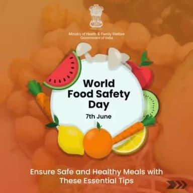 Make every meal safe and healthy! Ensure proper cooking temperatures to kill harmful bacteria. Remember, food safety starts with you. #WorldFoodSafetyDay #HealthForAll @fssai_mohfw