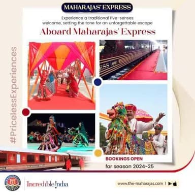 Step into a world of luxury and elegance with a traditional five-senses welcome with the Maharajas' Express
#PricelessExperiences