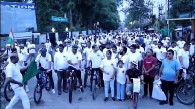 #ऑपरेशन_सीमा_संकल्प के तहत नशे के विरूद्व जनजागृति हेतु साईकिल रैली महाराजा गंगासिह चौक श्रीगंगानगर से हिन्दुमलकोट तक निकाली गई।