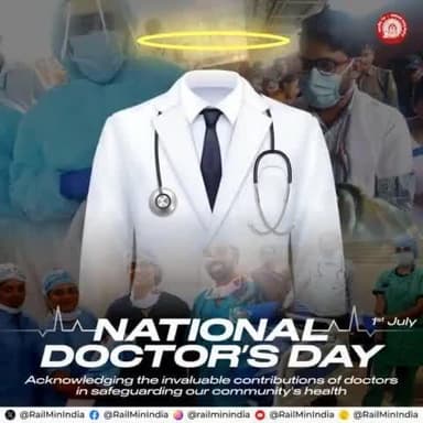 #NationalDoctorsDay पर, भारतीय रेलवे हमारे डॉक्टरों के अटूट समर्पण और करुणा का सम्मान करता है, जिन्होंने एक स्वस्थ राष्ट्र सुनिश्चित करने और अनगिनत लोगों की जान बचाने में अथक प्रयास किए हैं।
@railminindia
@gmblw