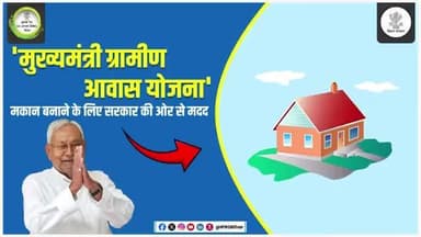 *मुख्यमंत्री ग्रामीण आवास योजना के तहत जरुरतमंदों को घर बनाने के लिए 1 लाख 20 हजार रूपए की आर्थिक सहायता।*
#BiharGovt
#FinancialHelp
👇