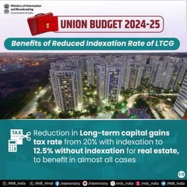 Union Budget 2024-25: Benefits of Reduced Indexation Rate of LTCG!
#UnionBudget2024 #Budget2024 #UnionBudget #BudgetForViksitBharat #ViksitBharatBudget