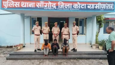 जिला कोटा ग्रामीण पुलिस ने 2 साल पहले वह 6 माह पूर्व करीब की गई #वारदातों का #खुलासा करते हुए,
बुजुर्ग महिलाओं के कानों से #गुट्टियां छीन कर ले जाने वाले,
03 अपराधियों को #गिरफ्तार करने में हासिल की सफलता @PoliceRajasthan
@IgpKota @karansha