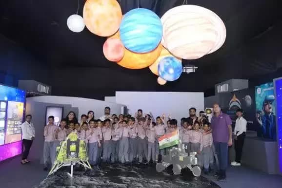 Central Bureau of Communication organizes Multimedia Exhibition to celebrate the First #NationalSpaceDay at National Rail Museum, New Delhi
