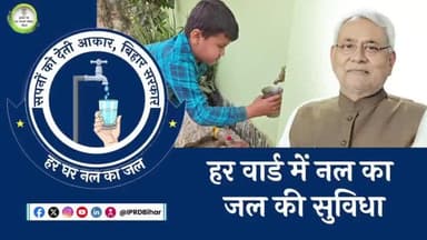 प्रत्येक वार्ड में हर घर नल का जल उपलब्ध: माननीय मुख्यमंत्री
#hargharnalkajal
#bihar
#drinkingwater
#water
#tapwater