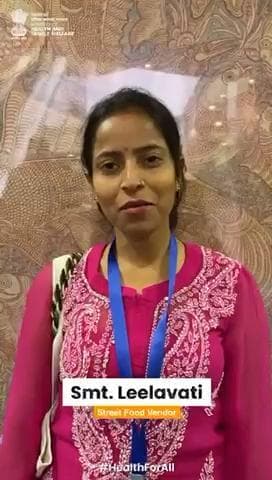 श्रीमती लीलावती, एक ने #FSSAI के कार्यक्रम में हिस्सा लेकर स्वच्छता, सैनिटाइजेशन और खाद्य गुणवत्ता पर महत्वपूर्ण जानकारी प्राप्त की।
#HealthyIndia