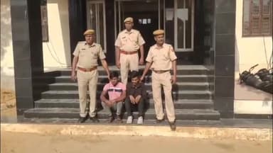 पुलिस थाना #शाहपुरा ने नकबजनी / चोरी के वांछित फरार 2 अभियुक्तों अनुज जाटव तथा अमन को किया गिरफ्तार।