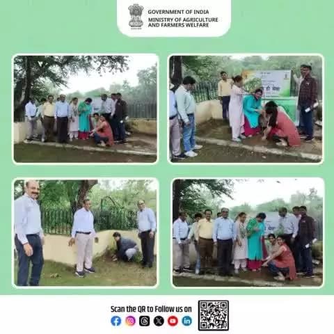 As part of the ongoing Special Campaign 4.0 under Swachhata Hi Seva 2024, National Rainfed Area Authority, Pusa, New Delhi, organized a plantation drive. #agrigoi #SpecialCampaign4 #SwachhBharatMission #NRAA #SwachhataHiSeva2024