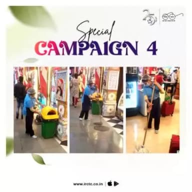 Observing Special Campaign 4, IRCTC's Food Plazas, Howrah under East Zone went through deep cleaning to ensure hygiene and sanitation for all of our valued passengers.
#SwachhataPakhwada2024