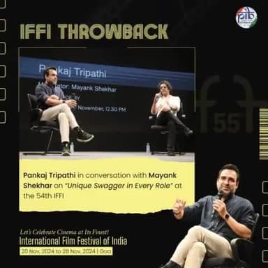 #IFFIThrowback
সিনিমাবু খ্বাইদগী ফজবা মওংদা সেলেব্রেত তৌবা!✨🎬📽️
এক্তর পঙ্কজ ত্রিপাথিনা 54শুবা IFFIদা “রোল খুদিংম