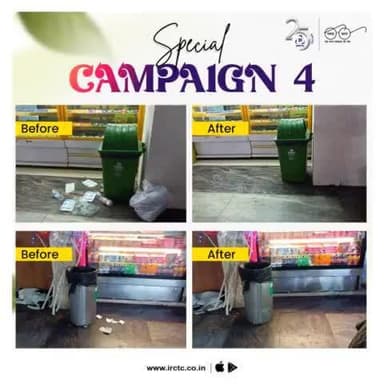 Under Special Campaign 4, a cleanliness drive was undertaken at the Static Unit Sealdah, East Zone.
#SwachhataPakhwada2024 #IRSpecialCampaign4 #SwachhBharat #SpecialCampaign4
