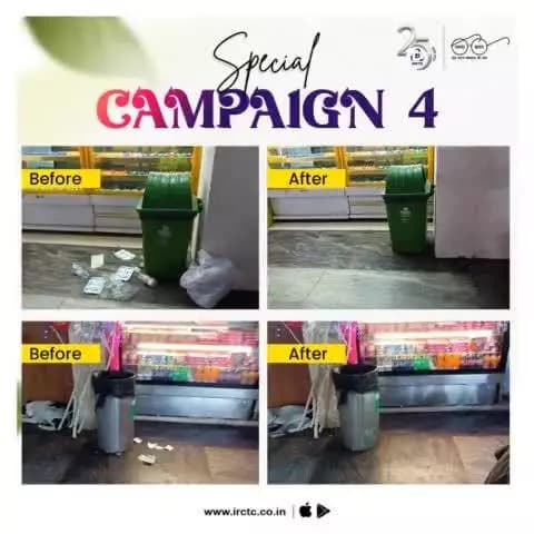 Under Special Campaign 4, a cleanliness drive was undertaken at the Static Unit Sealdah, East Zone.
#SwachhataPakhwada2024 #IRSpecialCampaign4 #SwachhBharat #SpecialCampaign4