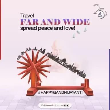 Here’s to journeys that transform us and bring positive change!
#HappyGandhiJayanti #GandhiJayanti