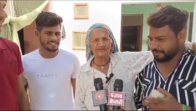 Tai Shyamo Devi, a centenarian from Julana, #Jind, enthusiastically voted today. She appreciates the convenience of #EVMs, proving that modern technology is accessible to all ages! 🗳️ @eci_official @pibindia