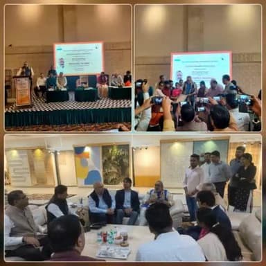 Shri @girirajsinghbjp toured leading textile and handloom factories in #Panipat, such as Mahajan Overseas and HR Overseas. He stressed the need to adopt 100% #GreenEnergy & suggested collaboration with #Kolkata's jute industry.