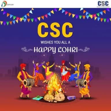 May the festival of harvest bring unimaginable colors of joy and happiness.
#CSC wishes you & your family a #HappyLohri.