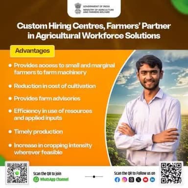 Empowering Farmers with Affordable Machinery and Expert Support
#agrigoi #farmmachinery #SMAM #agriculture #customhiring