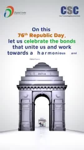CSC wishes you all a Happy Republic Day!
#DigitalIndia #HappyRepublicDay #RepublicDay #RepublicDay2025
