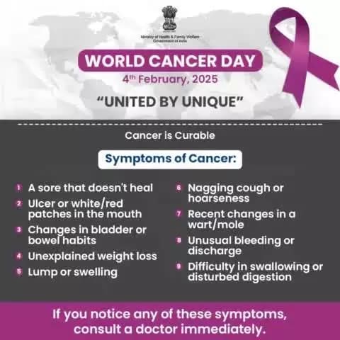 This #WorldCancerDay, join us in the fight against cancer under the theme “United by Unique”.