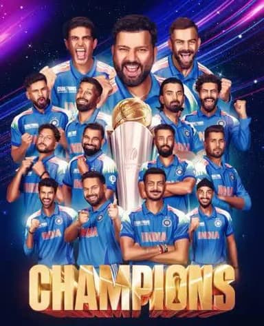 India lifts the ICC #ChampionsTrophy !
#TeamIndia ruled the cricket field with skill & strategy. Now, let's rule the online field too by not instantly clicking suspicious links & reporting fake ones at cybercrime.gov.in