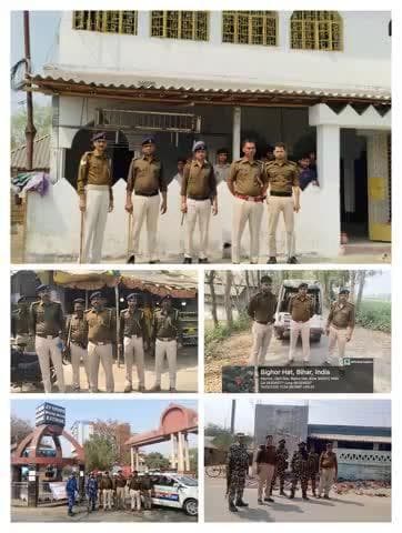 #होली_पर्व_2025 को सुरक्षित एवं सौहार्द्रपूर्ण माहौल में संपन्न कराने तथा #रमजान📷 के पावन माह में जुम्मे की नमाज के अवसर पर सुरक्षा एवं विधि-व्यवस्था संधारण हेतु #कटिहार_पुलिस सभी चौक-चौराहे एवं धार्मिक स्थलों के आस-पास सक्रियता के साथ मौज