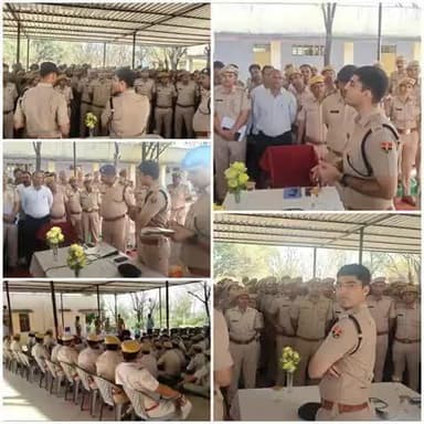 जिला पुलिस अधीक्षक दौसा, #श्री_सागर_राणा_आईपीएस द्वारा पुलिस लाइन दौसा में पुलिस अधिकारियों एवं कर्मचारियों की #संपर्क_सभा लेकर समस्याएं सुनकर दिए आवश्यक दिशा निर्देश।
#IgpJaipur
#PoliceRajasthan
#RajCMO