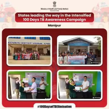 #Manipur is leading the way in India’s TB-free mission with proactive outreach, comprehensive screenings, and collective action!
Together, let’s #EndTB!