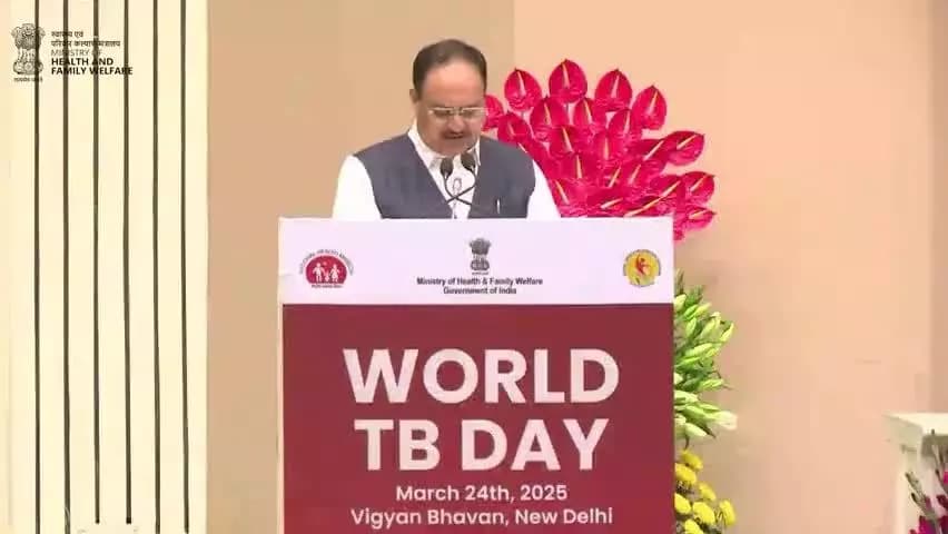 #WorldTBDay | Union Minister for Health and Family Welfare, Shri @JPNadda, highlighted the collective efforts of the nation in the fight against TB.