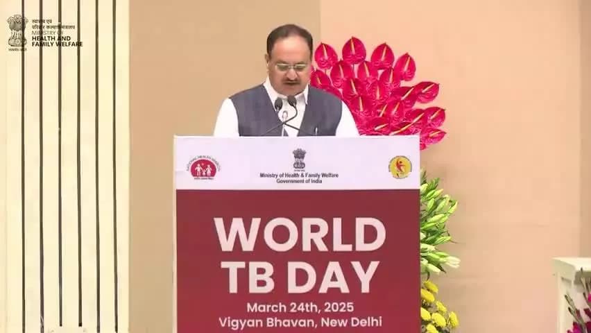 #WorldTBDay | Union Minister for Health and Family Welfare, Shri @JPNadda, emphasized the critical role of research and innovation in accelerating India's fight against TB.