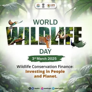 লম্লক্কী শা-উচেক অসি ঐখোয়গী গ্রহ অসিগী তঙাইফদবনি- মখোয় য়োকখৎলসি অমসুং ঙাক-শেন্দুনা থম্লসি! ঐখোয়গী মহৌশাগী তাইবং অসি ঙাক-শেন্নবা অপীকপা থবক খুদিংমক মরুওই।
#WorldWildlifeDay