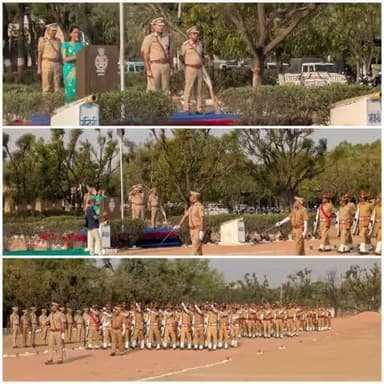 #पुलिस_स्थापना_दिवस_2025
पुलिस लाइन दौसा में परेड का आयोजन,
पुलिस अधीक्षक श्री सागर राणा सहित पुलिस के अन्य अधिकारी रहे मौजूद, जिले में कार्यरत 73 पुलिस कर्मियों को मिला पुरस्कार " सर्वोत्तम, अति उत्तम, उत्तम" कार्य के लिए मिला पुरस्कार।
#