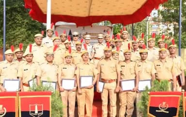 #राजस्थान_पुलिस_स्थापना_दिवस के अवसर पर सेवा मेडल वितरण का #आयोजन।
@IgpJaipur
@PoliceRajasthan
@RajCMO
#Police