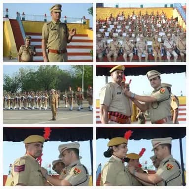 #राजस्थान पुलिस के 76वें स्थापना दिवस के अवसर पर पुलिस लाइन पाली में जिला स्तरीय कार्यक्रम का आयोजन।