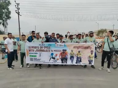 #FitIndiaMovement’s Sunday on Cycle with Journalists and Media event was successfully held today. The event was organized by SAI NERC Imphal. A great initiative to inspire a healthier, more active lifestyle and foster community spirit.