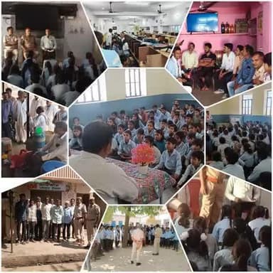 श्रीमान जिला पुलिस अधीक्षक दौसा #श्री_सागर_राणा_IPS के निर्देशानुसार माह के प्रथम बुधवार को साईबर जागरूकता दिवस पर सभी थाना क्षेत्र में स्कूल,लाइब्रेरी व विभिन्न जगहों पर साइबर अपराधो के संबंध में आमजन व विधार्थियों को जागरूक किया गया।