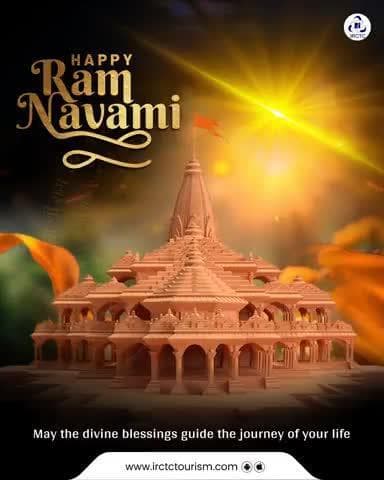 IRCTC wishes you a joyous and blessed Ram Navami! Celebrate the spirit of the festival with devotion and new beginnings.
#RamNavami