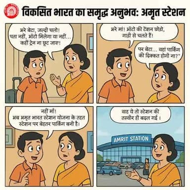 बेहतरीन पार्किंग सुविधाओं के साथ आपकी यात्रा होगी अब और आसान
#AmritStation
@railminindia