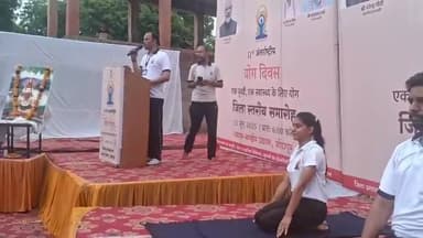 #जोधपुर
‘एक पृथ्वी, एक स्वास्थ्य के लिए योग’ थीम पर 11वां अंतर्राष्ट्रीय योग दिवस