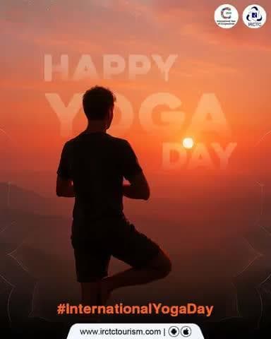 IRCTC wishes everyone a Happy International Yoga Day!
Embrace the power of yoga to achieve physical, mental, and spiritual well-being and establish serenity within. #InternationalYogaDay