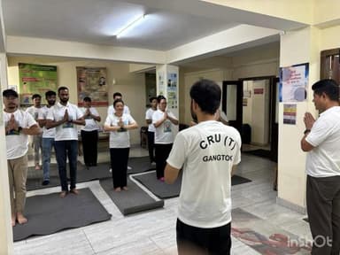 International Yoga Day 2025 celebration at CRUH, Gangtok on 21.06.2025.
#YogaForOneEarthOneHealth #IDY2025