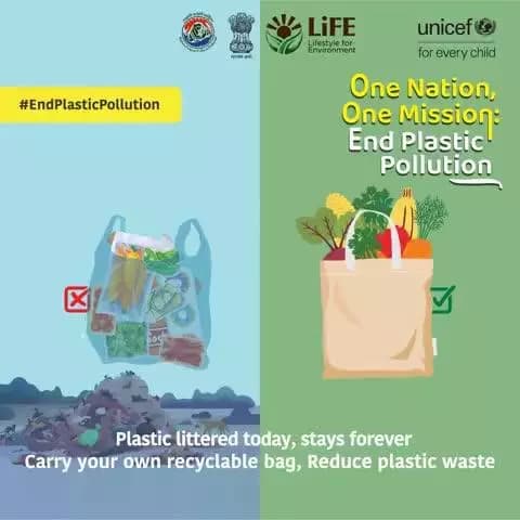 What we carry in our hands reflects how we care for the Earth. Choose wisely. Choose sustainably. Download the Meri LiFE app and track your pro-planet actions. bit.ly/MeriLiFEApp #WorldEnvironmentDay2025 #EndPlasticPollution #MissionLiFE