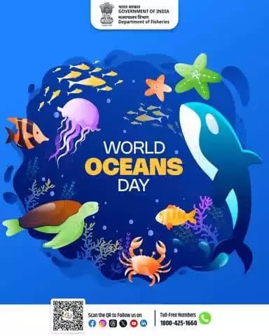 Protect oceans, preserve life. Let’s ensure sustainable fisheries for a better blue future. 🌊 #WorldOceansDay