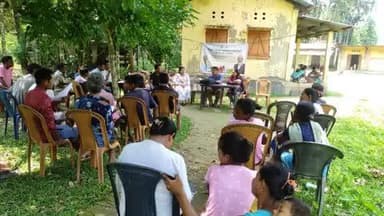 Awareness campaign at Mandangre focused on Kharif crops, fish culture & organic farming.
#ViksitKrishiAbhiyan #AgriGoI