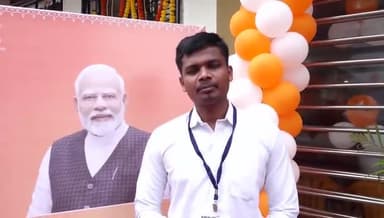 12 जुलाई 2025 को रतलाम में आयोजित रोजगार मेला में बिहार के रहनेवाले प्रभात कुमार ने बताया की उन्हें रेलवे में नौकरी लगी है इससे काफी खुश हैं।